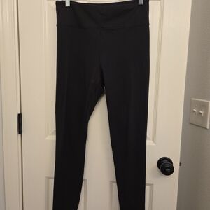 Threads For Thought Sz. L Black Women's Leggings Made From Recycled Materials